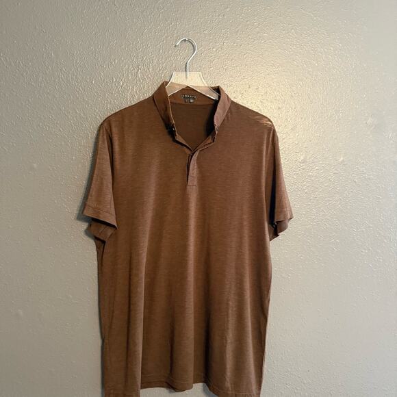 Theory Brown Polo Size L - Picture 1 of 4